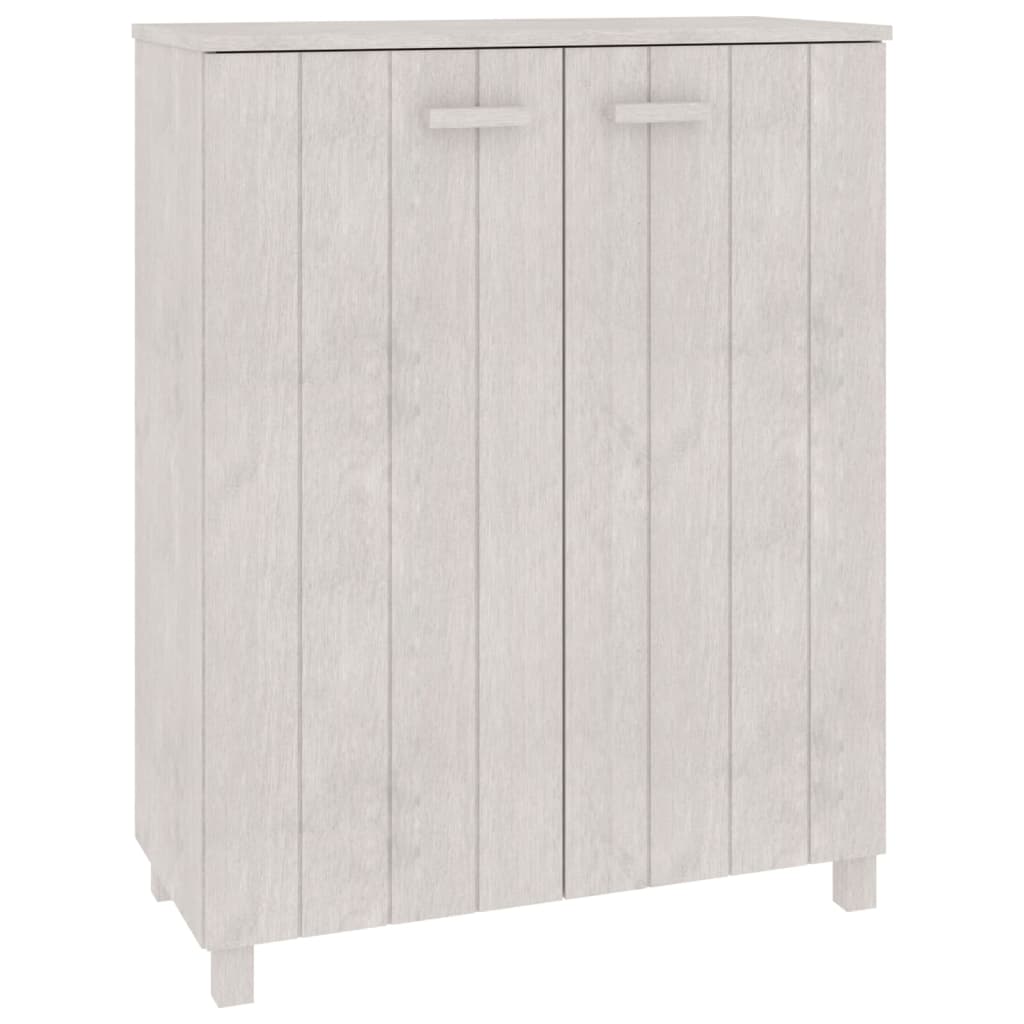 Vidaxl Shoe cabinet Hamar 85x40x108 cm Solid pine white