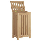 VIDAXL -Waschkorb 35x25x60 cm Solid Teak