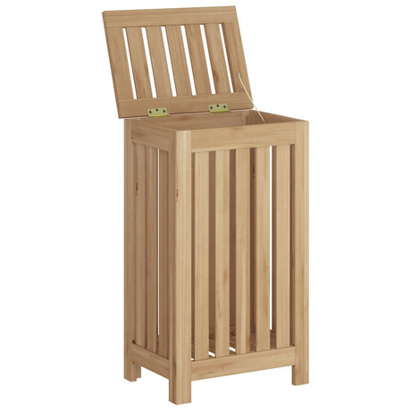 VIDAXL -Waschkorb 35x25x60 cm Solid Teak