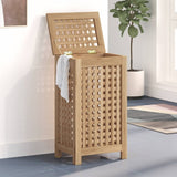 Vidaxl Laundry Basket 35x25x60 cm solidní teak