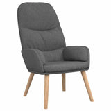 Vidaxl relaxstoel stof lichtgrijs