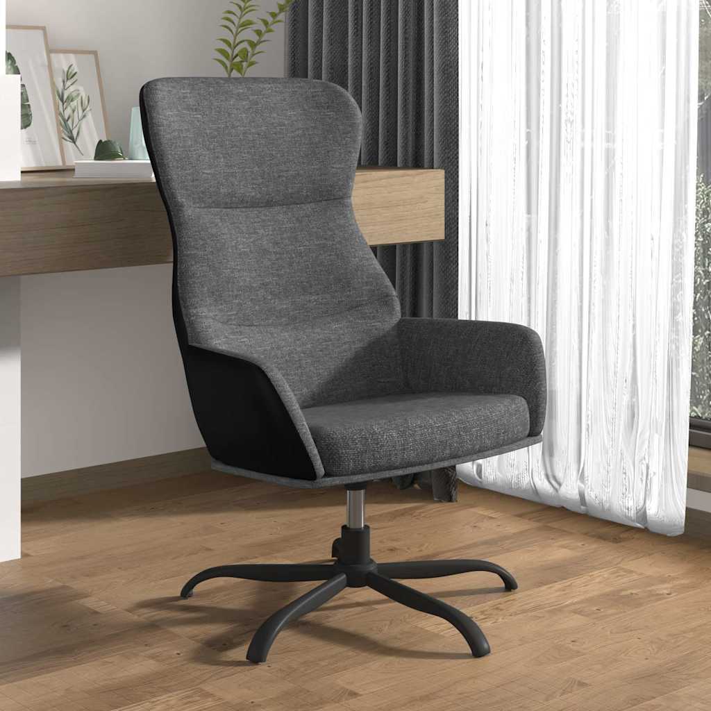 Vidaxl relaxstoel stof lichtgrijs