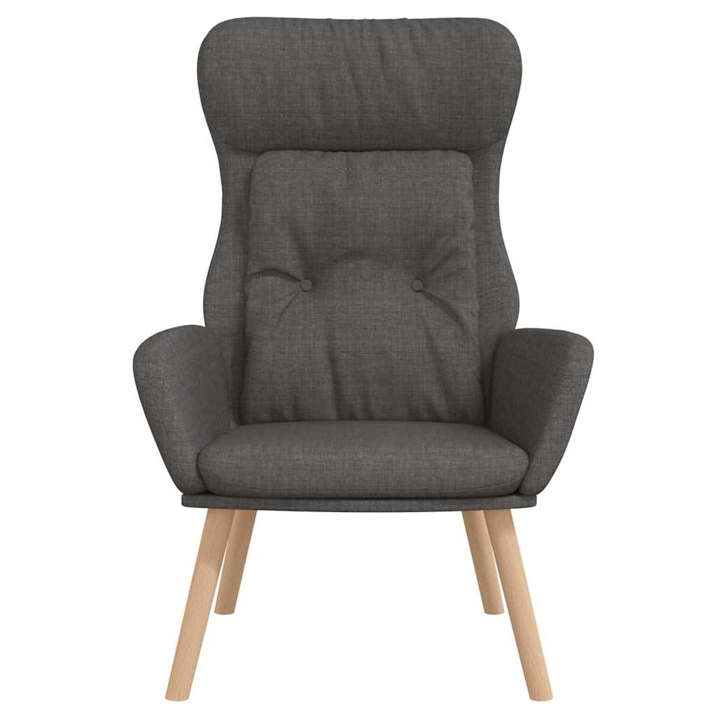 Vidaxl relaxstoel stof donkergrijs