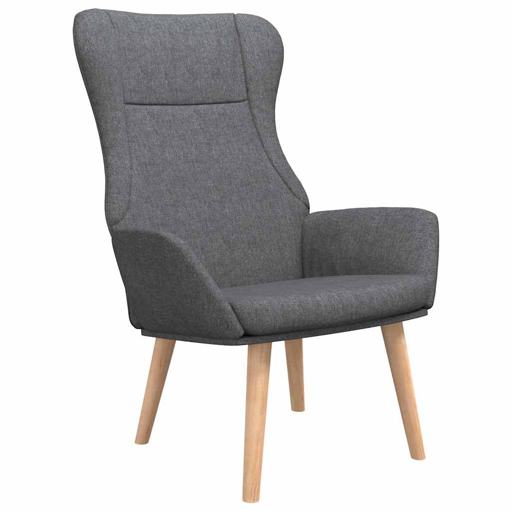 Vidaxl relaxstoel stof donkergrijs