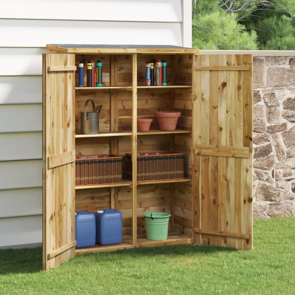 Vidaxl Garden Shed 123x45x171 cm impregnirani trden bor