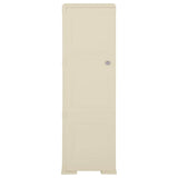 Vidaxl opbergkast hout-look 40x43x125 cm kunststof angorawit