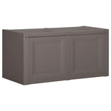 Vidaxl kussenbox 85 l 86x40x42 cm grijs