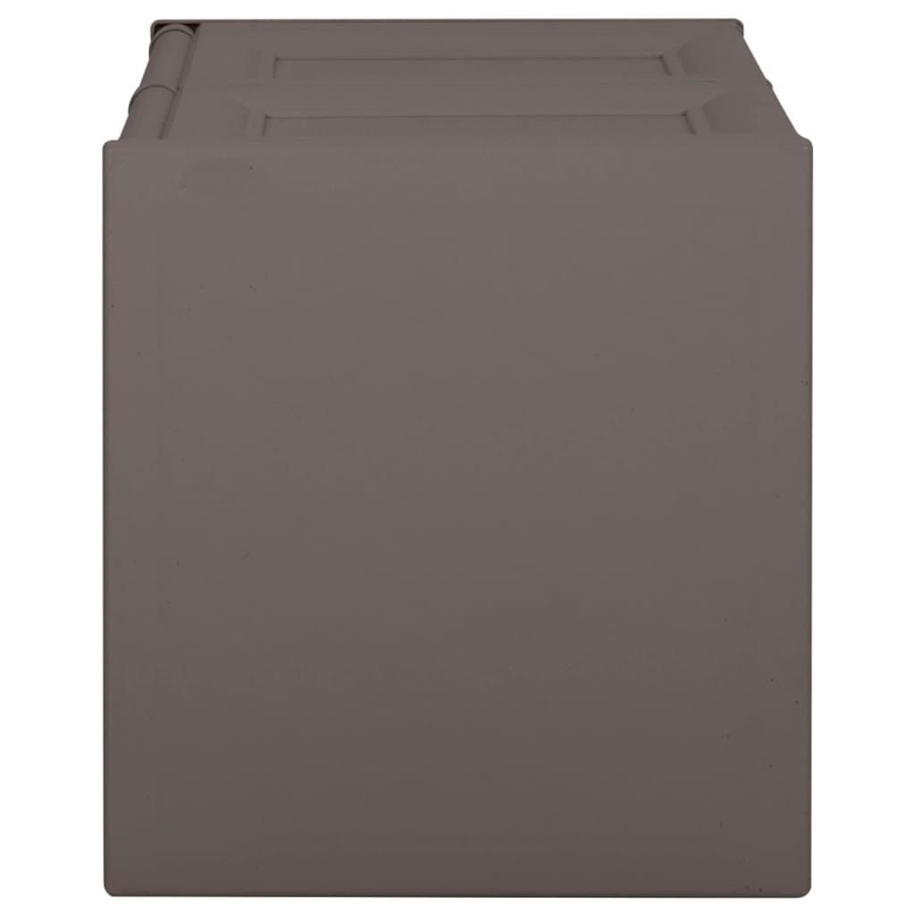 Vidaxl Cushion Box 85 L 86x40x42 cm grigio