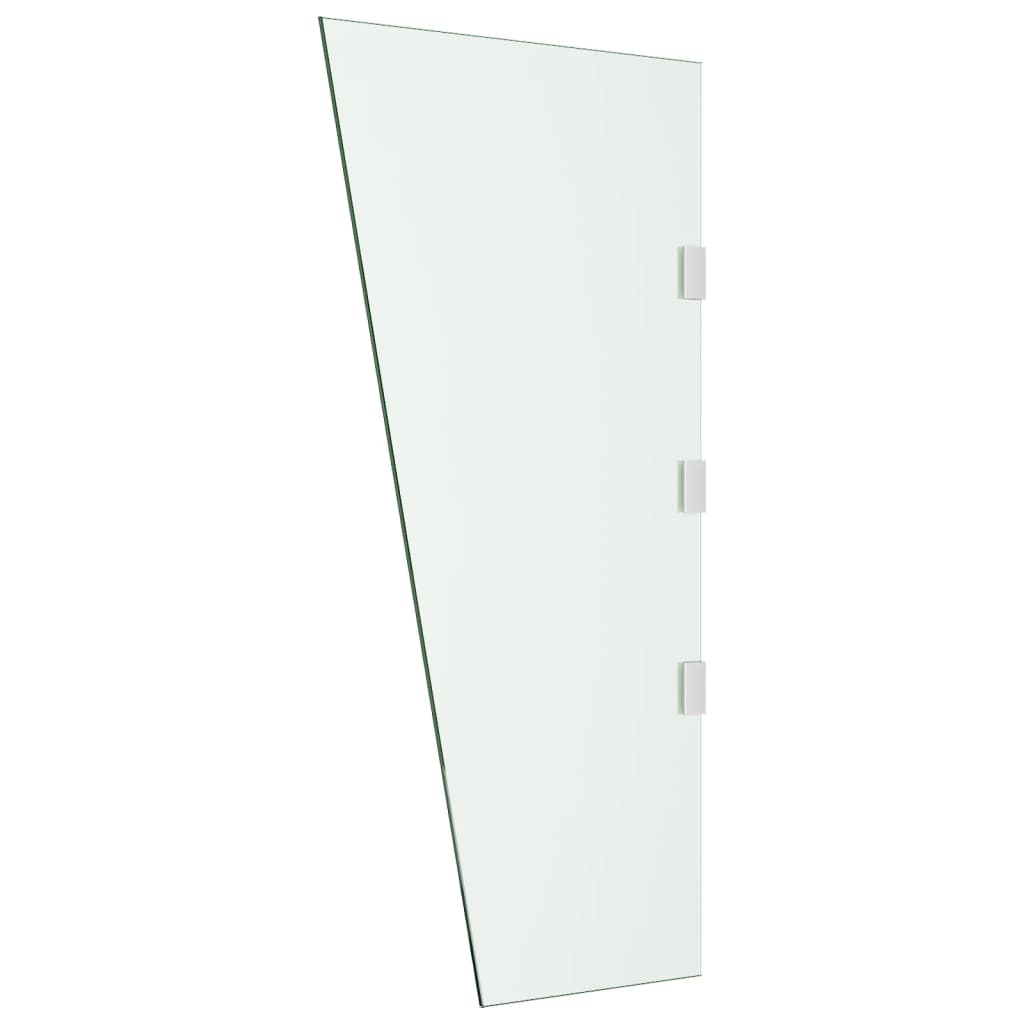 Vidaxl sidepanel for dørs Canopy 50x100 cm herdet glass gjennomsiktig