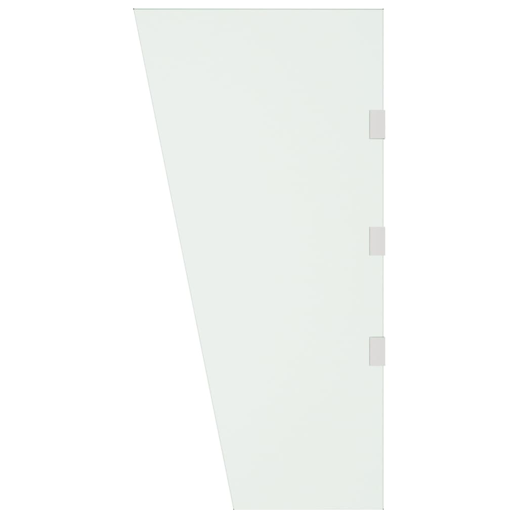 Vidaxl sidepanel for dørs Canopy 50x100 cm herdet glass gjennomsiktig