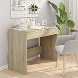 Vidaxl bureau 101x50x76,5 cm bewerkt hout sonoma eikenkleurig