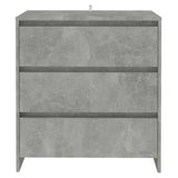 Vidaxl dressoir 70x41x75 cm bewerkt hout betongrijs