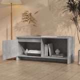 Vidaxl tv-meubel 90x35x40 cm bewerkt hout betongrijs