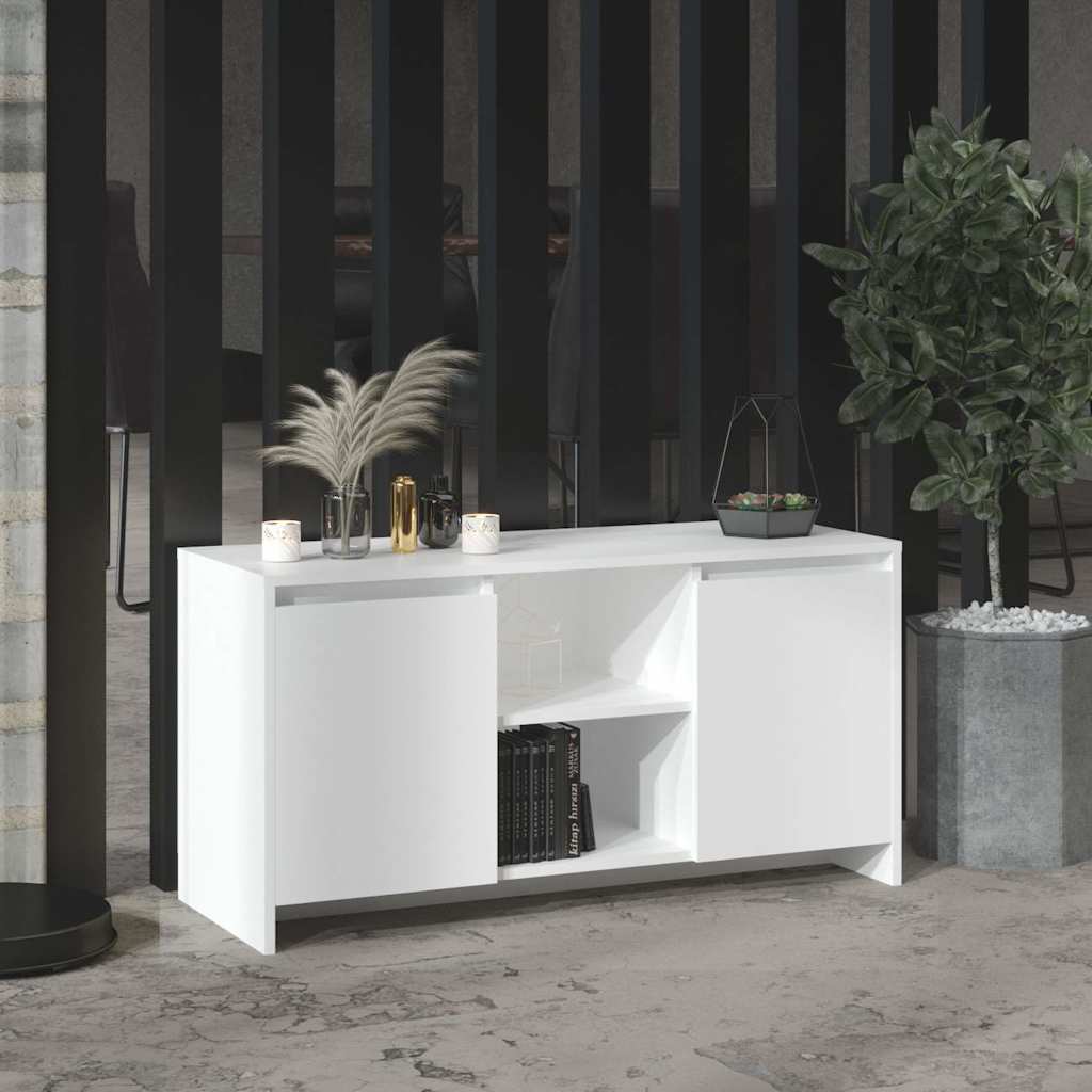 Vidaxl tv-meubel 102x37,5x52,5 cm bewerkt hout wit