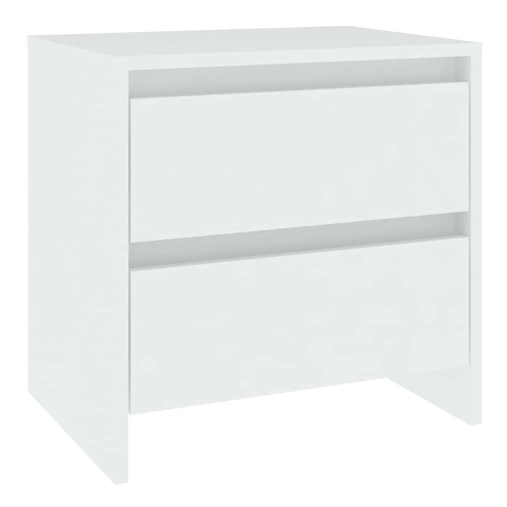 Vidaxl nachtkastjes 2 st 45x34,5x44,5 cm bewerkt hout wit