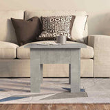 Vidaxl salontafel 55x55x42 cm bewerkt hout betongrijs