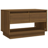 Vidaxl tv-meubel 70x41x44 cm bewerkt hout bruin eikenkleur