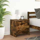 Vidaxl nachtkastjes 2 st 45x34x44,5 cm bewerkt hout gerookt eikenkleur