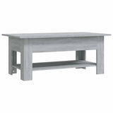 Vidaxl salontafel 102x55x42 cm bewerkt hout grijs sonoma eikenkleurig
