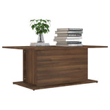Vidaxl salontafel 102x55,5x40 cm bewerkt hout bruin eikenkleur