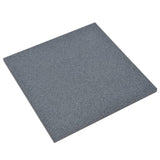 Carreaux Vidaxl Valt 12 ST 50x50x3 cm Gris en caoutchouc