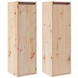 Vidaxl wandkasten 2 st 30x30x100 cm massief grenenhout