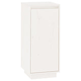 Vidaxl -Schuhschrank 35x35x80 cm Festkiefer weiß