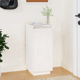 Vidaxl Cabinet da scarpe 35x35x80 cm Pino solido bianco