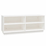 Vidaxl Schuhschrank 110x34x45 cm Festkiefer weiß