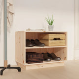 Vidaxl Shoe Cabinet 60x34x45 cm Solid fyrretræ