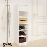 Vidaxl Schuhschrank 30x34x105 cm Festkiefer weiß
