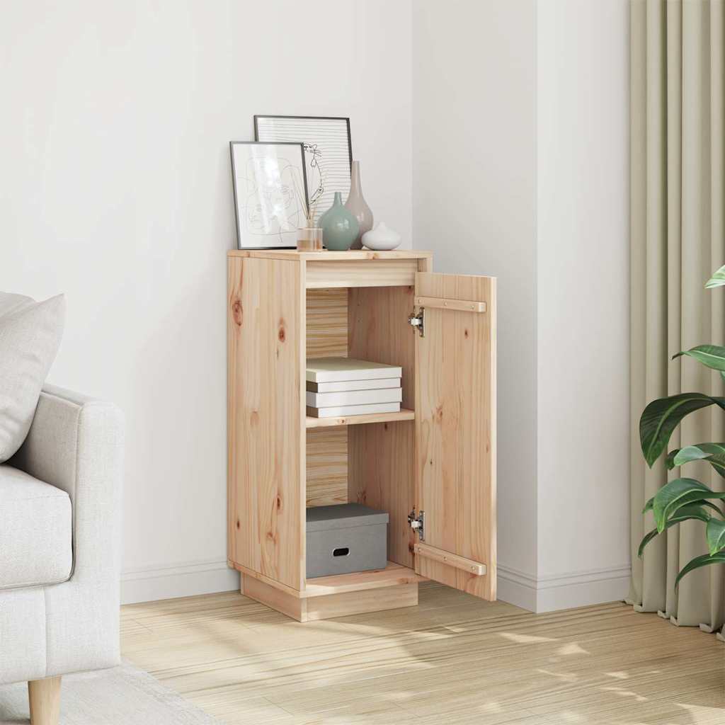 Vidaxl dressoir 31,5x34x75 cm massief grenenhout