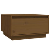 Vidaxl salontafel 55x56x32 cm massief grenenhout honingbruin