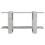 Vidaxl boekenkast 100x30x51 cm bewerkt hout betongrijs