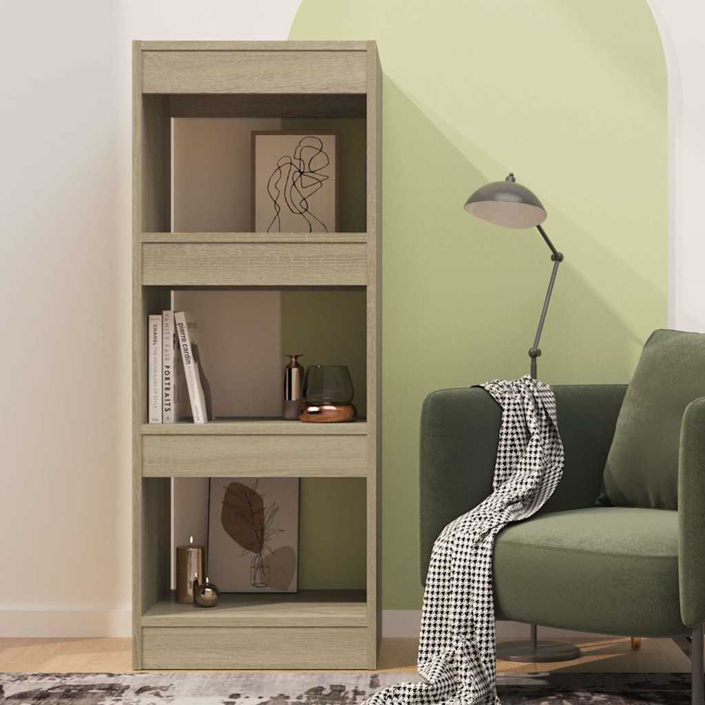 Vidaxl boekenkast kamerscherm 40x30x103 cm bewerkt hout sonoma eiken