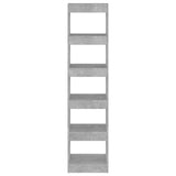 Vidaxl boekenkast kamerscherm 40x30x166 cm betongrijs