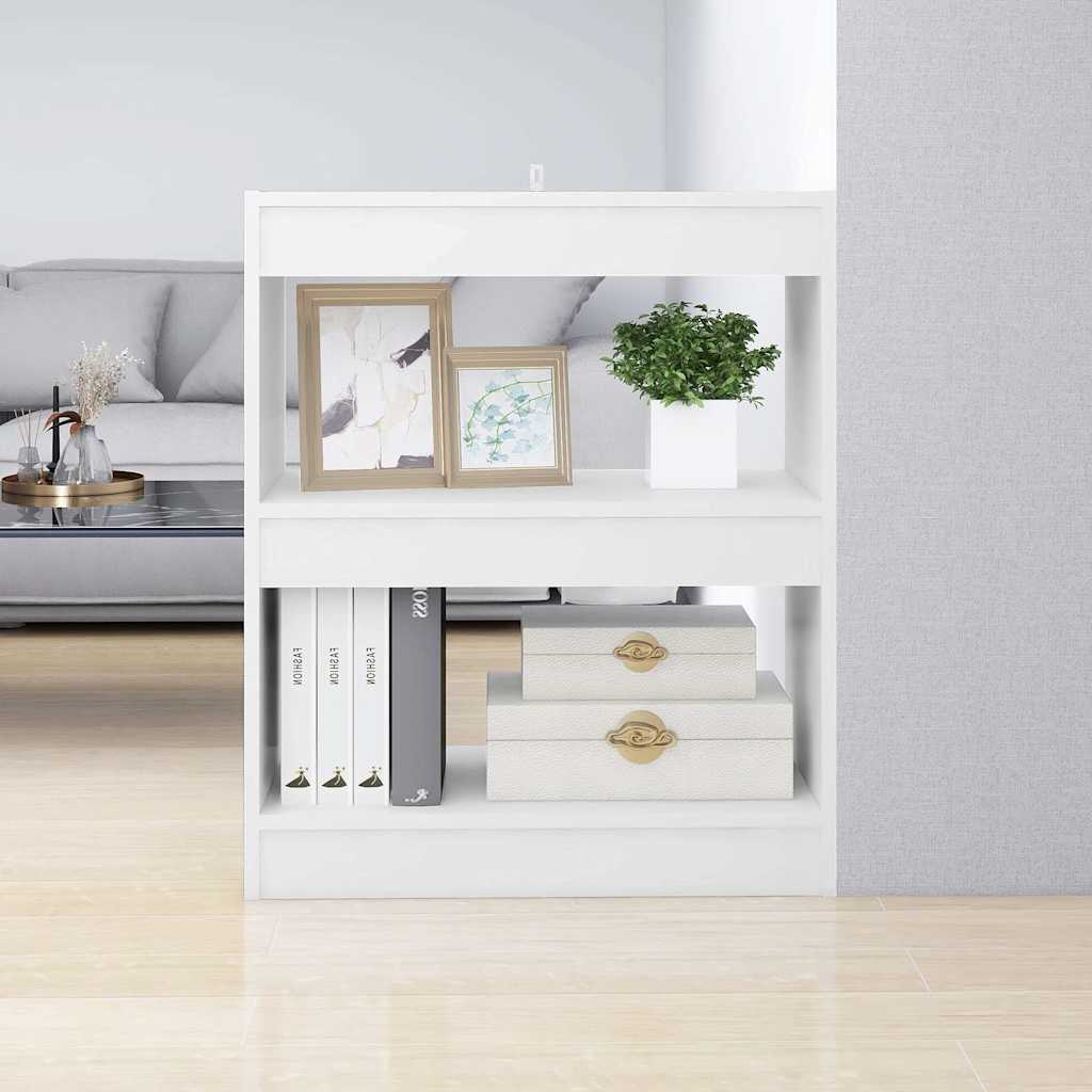Vidaxl boekenkast kamerscherm 60x30x72 cm wit