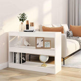 Vidaxl boekenkast kamerscherm 100x30x72 cm wit
