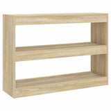 Vidaxl boekenkast kamerscherm 100x30x72 cm sonoma eikenkleurig