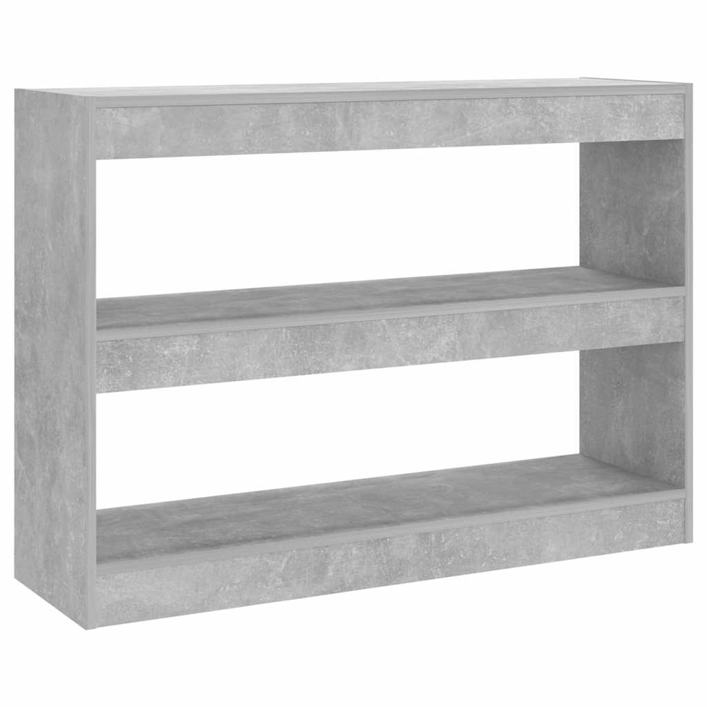 Vidaxl boekenkast kamerscherm 100x30x72 cm betongrijs