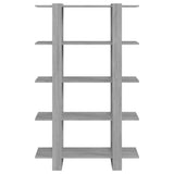 Vidaxl boekenkast kamerscherm 100x30x160 cm grijs sonoma eikenkleurig