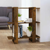 Vidaxl boekenkast kamerscherm 80x30x87 cm gerookt eikenkleurig