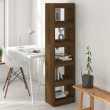 Vidaxl boekenkast kamerscherm 40x30x166 cm bruin eikenkleur