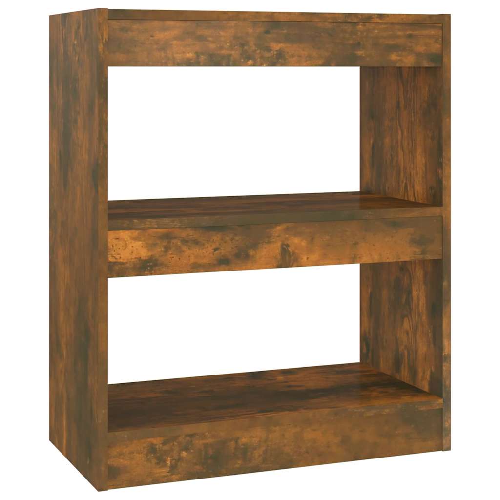 Vidaxl boekenkast kamerscherm 60x30x72 cm gerookt eikenkleurig