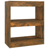 Vidaxl boekenkast kamerscherm 60x30x72 cm gerookt eikenkleurig