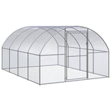 Vidaxl Chicken Run 3x4x2 m verzinkter Stahl