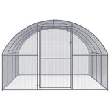 Vidaxl Chicken Run 3x4x2 m verzinkter Stahl