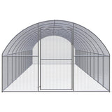 Vidaxl Chicken Run 3x12x2 m verzinkter Stahl