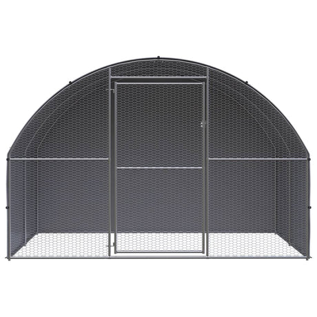 Vidaxl Chicken Run 3x2x2 m verzinkter Stahl