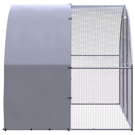 Vidaxl Chicken Run 3x2x2 m verzinkter Stahl
